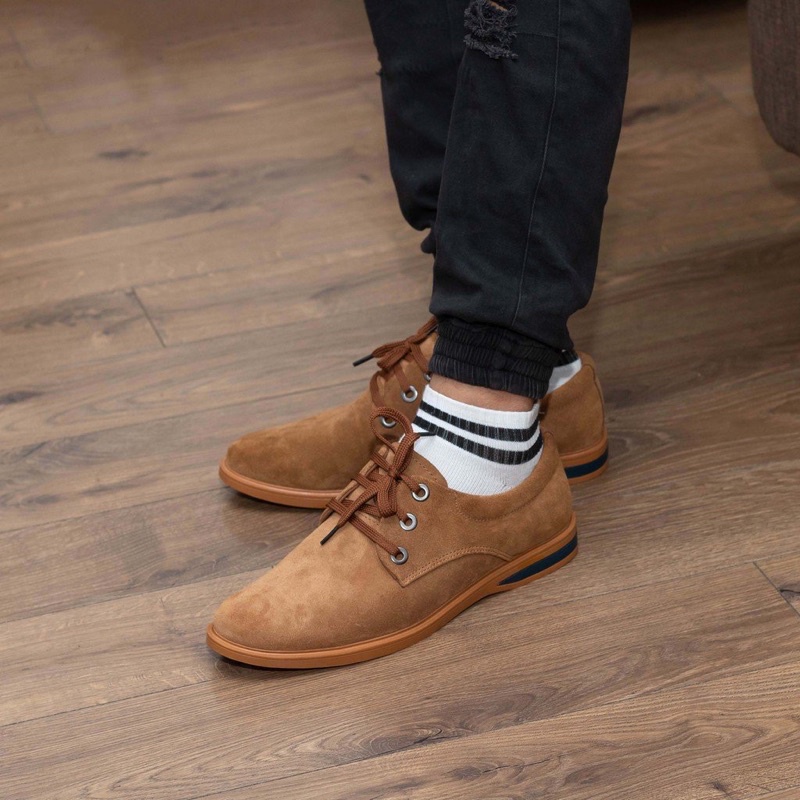 GIÀY ĐỐC NAM DA LỘN 2 MÀU LỰA CHỌN NÂU VÀ ĐEN CAO CẤP DA BÒ NHẬP KHẨU