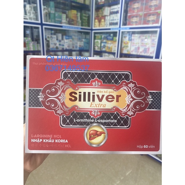 Giải độc gan Silliver Extra giúp bảo vệ gan, giảm ngứa, nồi mề đay