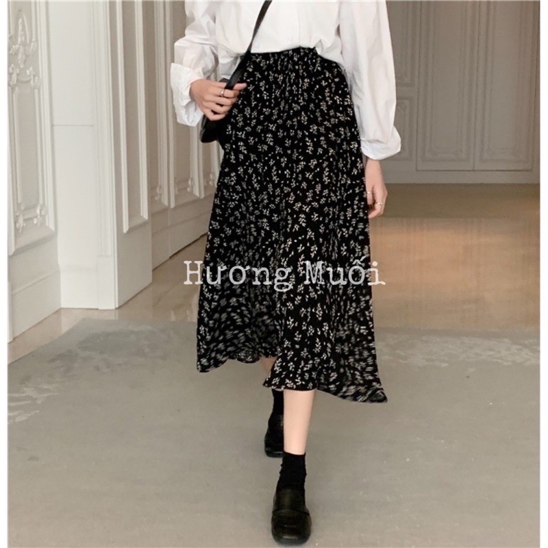[ Mã FAGREEN55 giảm 10% tối đa 30K đơn 99K] Chân váy hoa vintage midi | BigBuy360 - bigbuy360.vn