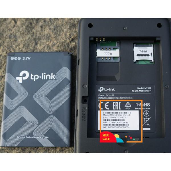 Pin TPLINK M7350 - Pin của cục phát wifi Tp-link Hàng Chính Hãng Bóc Máy Mới 100%