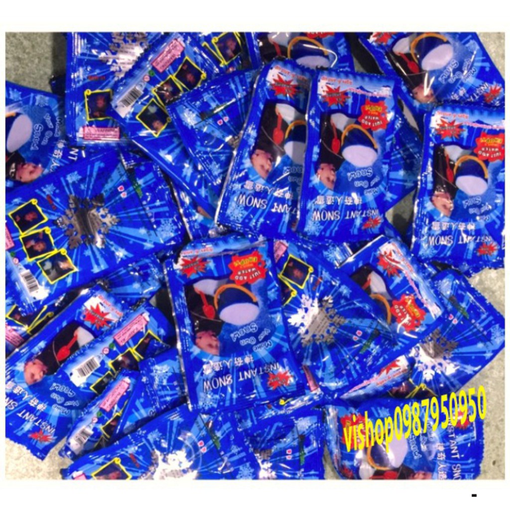 GÓI TẠO TUYẾT NGUYÊN LIỆU CHÍNH LÀM SLIME , cực chất, DÙNG LÀ MÊ