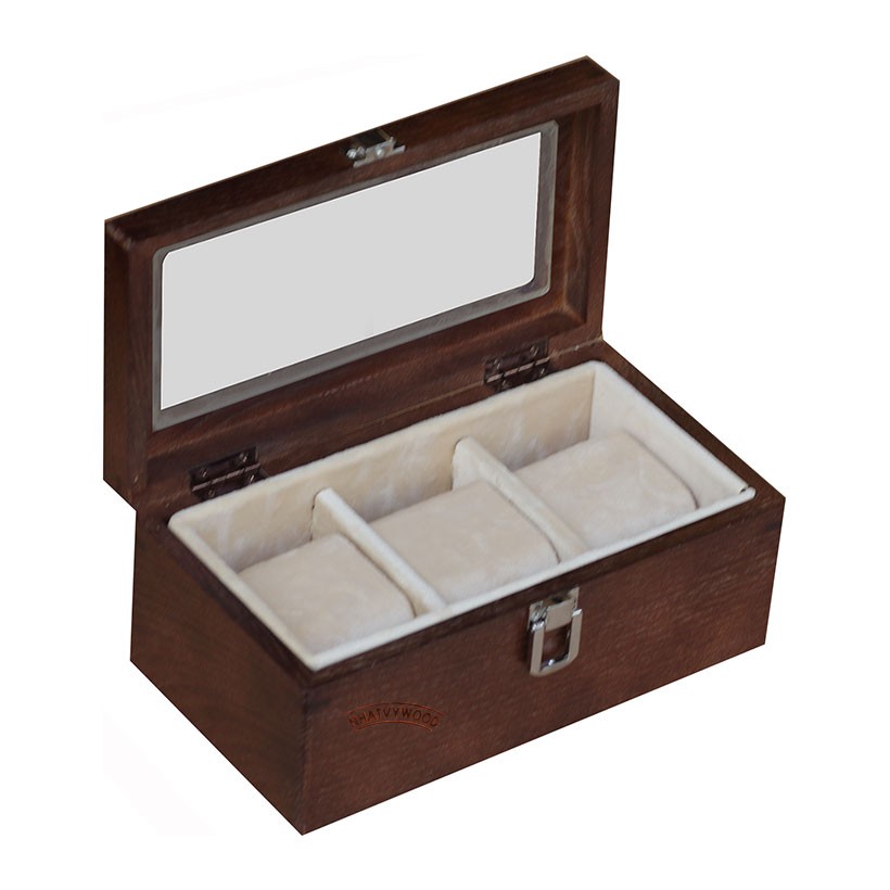 Hộp đựng đồng hồ 3 ngăn Nhatvywood WB301