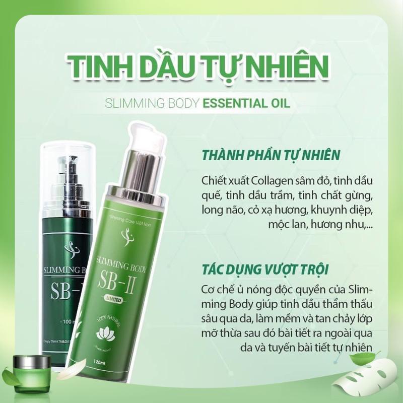 Tinh Dầu Tự Nhiên Slimming Body Essential Oil 100ml Kết Hợp Cùng Đai Điện Giảm Mỡ