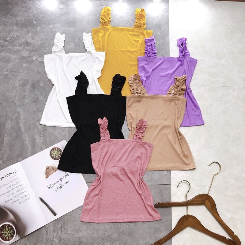 áo hai dây croptop cánh tiên nhiều màu gợi cảm