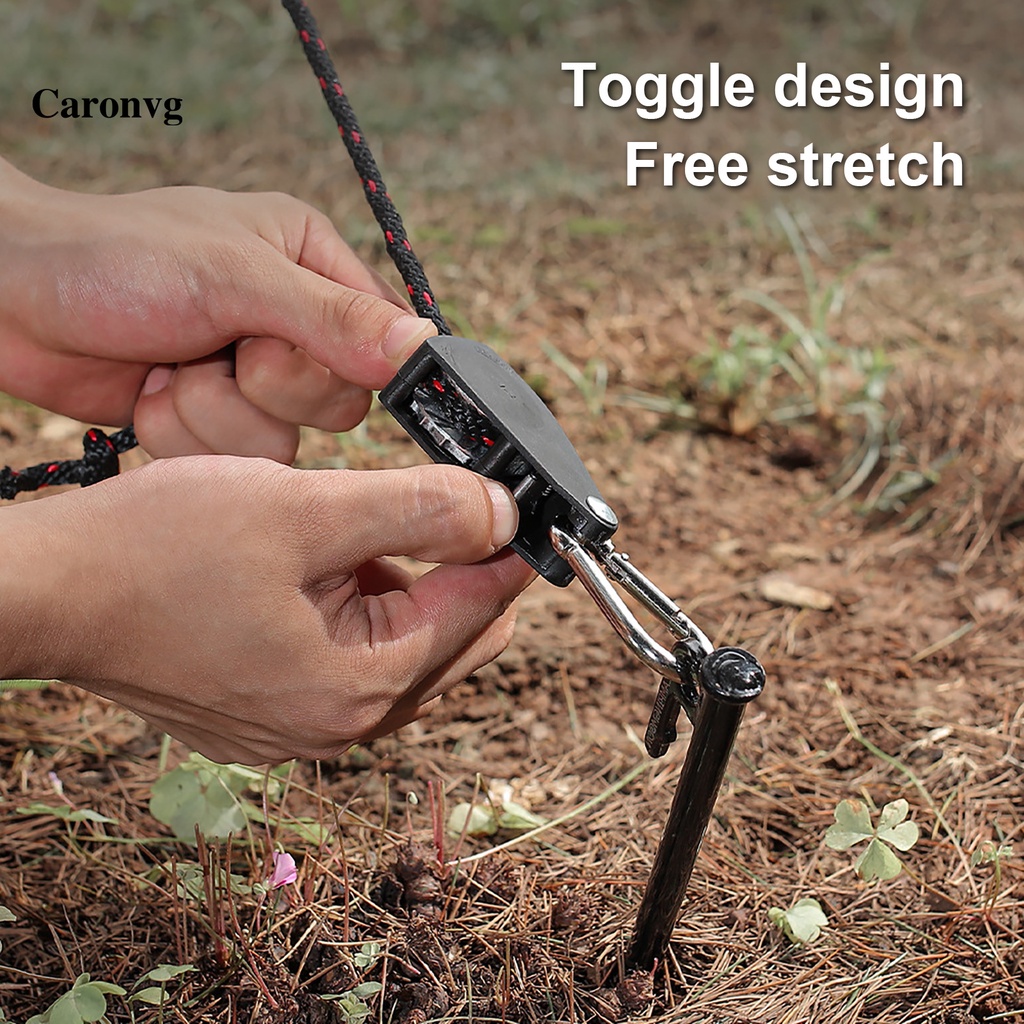 Dây Ròng Rọc Kèm Móc Cố Định Gọn Nhẹ Chuyên Dụng Cho Cắm Trại