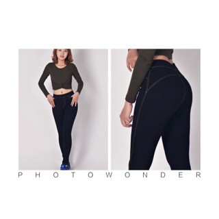 Quần legging nâng mông giả jean