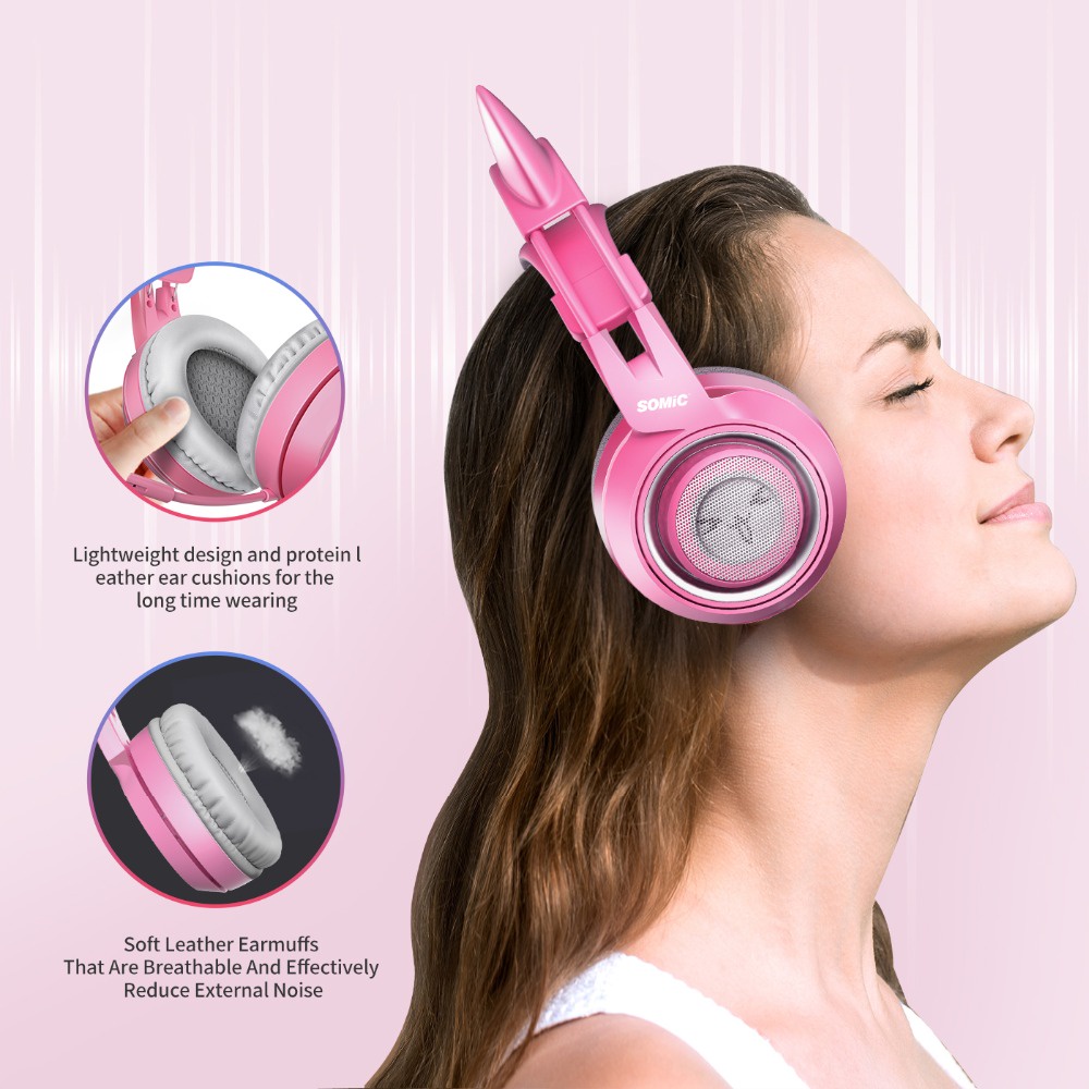 Tai Nghe Chơi Game Có Dây SOMIC G951 USB7.1 Có Đèn LED Cho PC/Laptop/Máy Tính