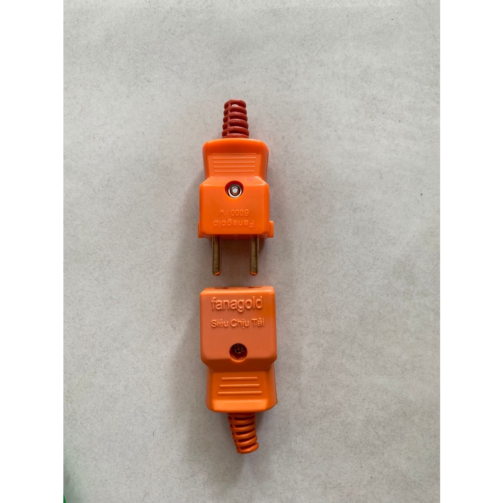 Phích cắm điện siêu chịu tải Fanagold 3000w-6000W loại cao cấp chính hãng, phích cắm cái , chống cháy, bền