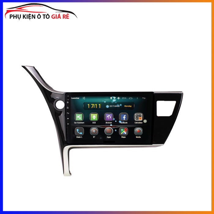 Mặt dưỡng kèm dây nguồn zin lắp màn hình Android cho xe TOYOTA ALTIS
