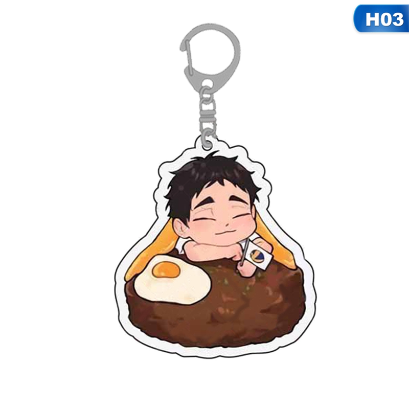 Flowersqueen Móc Khóa Hình Nhân Vật Haikyuu Nhật Bản