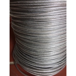 100m phi 6 dây cáp mạ kẽm bọc nhựa chống rỉ sắt làm dây phơi quần áo, căng lưới bóng chuyền, cầu long, rèm cửa