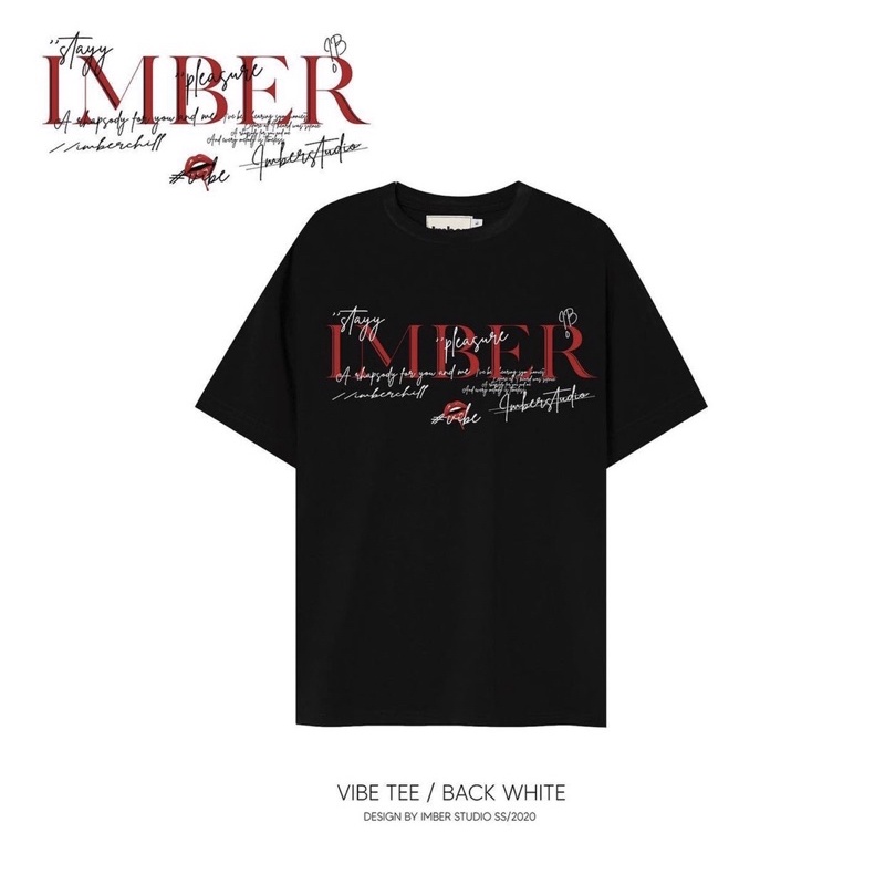 ÁO THUN IMBER VIBE TEE/BLACK