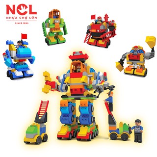 Đồ chơi xếp hình trẻ em nhựa chợ lớn 356 M1759LR