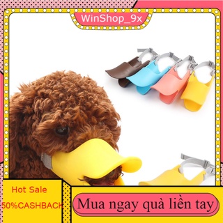 Rọ mõm mỏ vịt silicon ngăn sủa cho chó - winsshop_9x