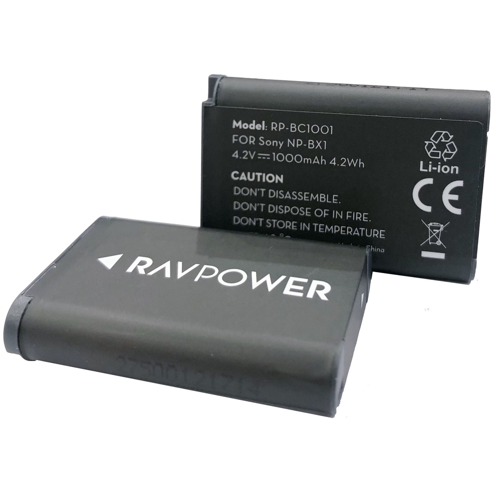 Bộ 1 pin 1 sạc máy ảnh Ravpower cho Sony NP-BX1