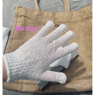 Găng tay tắm tẩy tế bào chết da - ngăn ngừa mụn lưng, mụn cơ thể | Molem.bodycare
