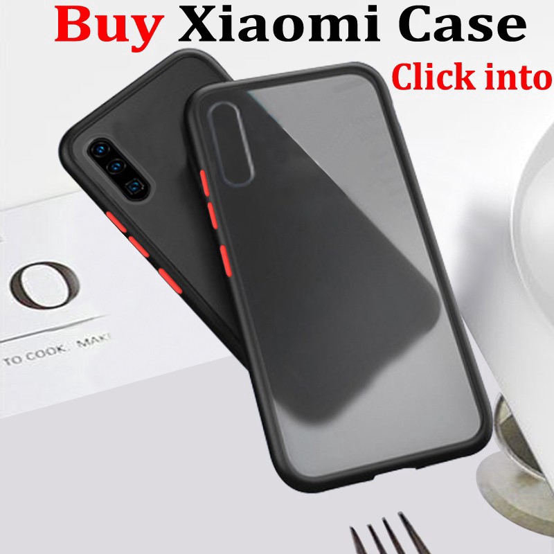 Xiaomi Mi 9T Pro Note 9 9s/9pro 8 Pro Redmi 7 8 A 3 Note 10 Ốp lưng PC cứng bảo vệ toàn diện shockproof frosted transparent phone back cover case