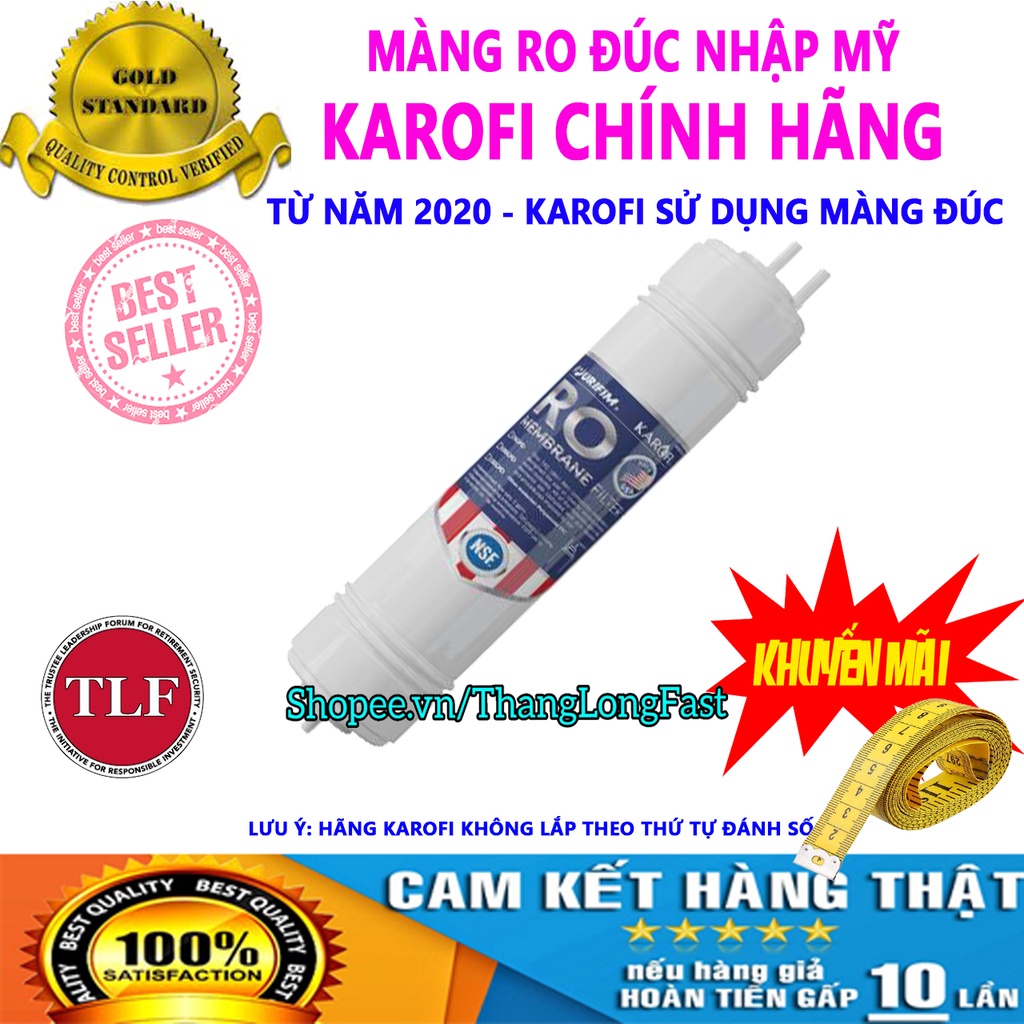 Màng RO Hàn Quốc KAROFI MEMBRANE 100GPD - LÕI LỌC NƯỚC RO ĐÚC KAROFI HÀN QUỐC