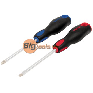Bộ vít 2 cây đầu dẹp và bake có từ pretul duo-1/4x4bp