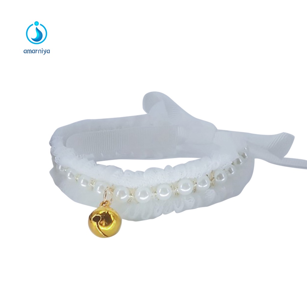 Vòng Cổ Choker Đính Ngọc Trai Nhân Tạo Siêu Nhẹ Thời Trang Cho Cún Cưng