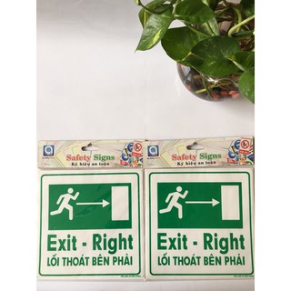 BIỂN BÁO - LỐI THOÁT HIỂM BÊN PHẢI