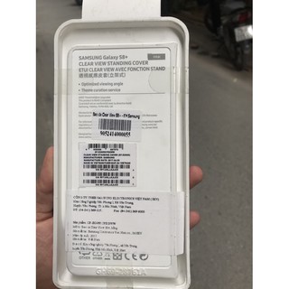 Bao da Clear view cover galaxy S8 Plus
