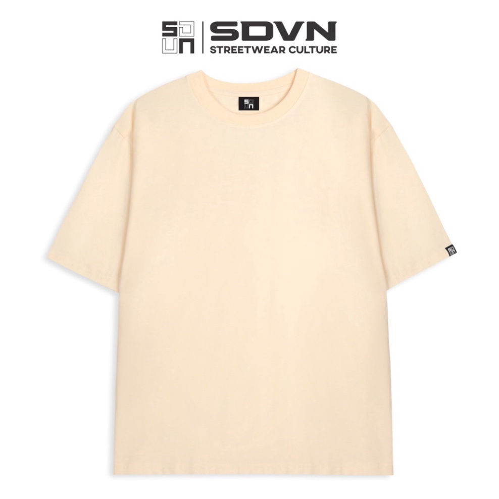 Áo Thun Trơn Unisex Nam Nữ Local Brand SDVN Form Rộng