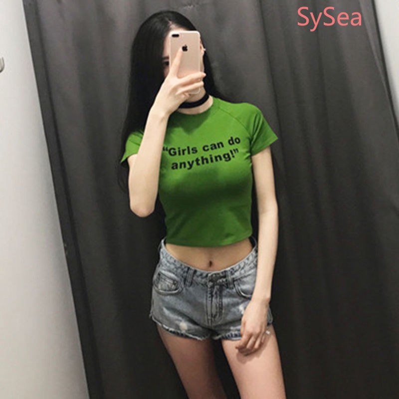 Áo thun tay ngắn in họa tiết hoạt hình thời trang mùa hè cho nữ