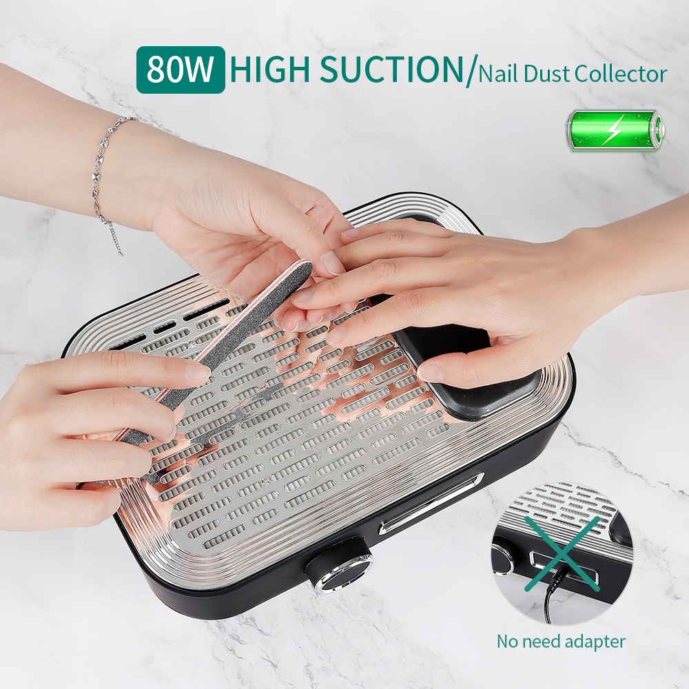 Quạt hút bụi làm sạch móng tay FOREVERLILY chuyên dụng cho salon 80w