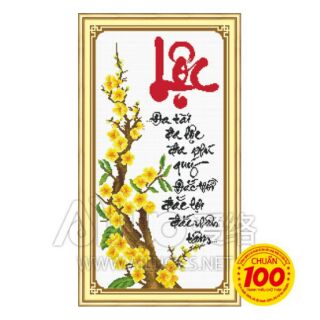 Tranh thêu lộc 51327