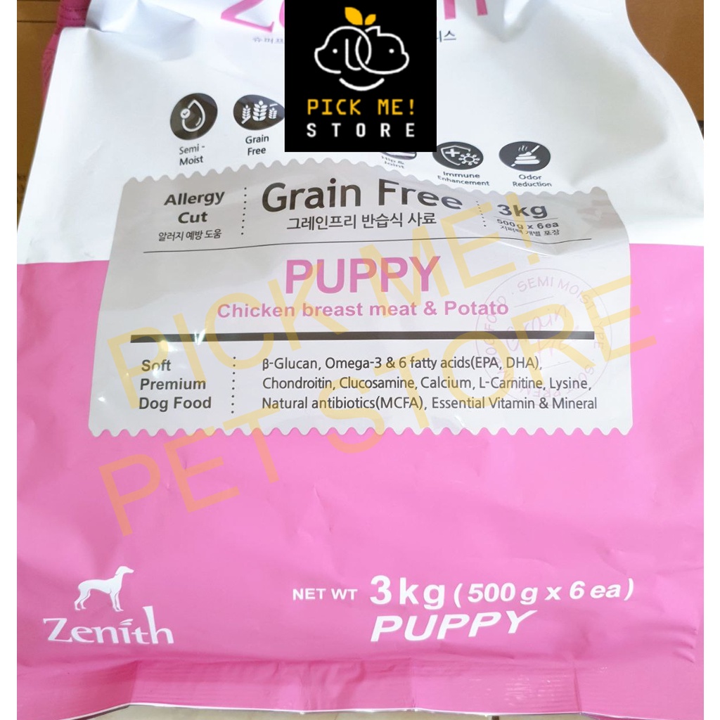 [ CHÍNH HÃNG ] Hạt Mềm Zenith Puppy 3kg - Hạt Hữu Cơ Cho Chó Con