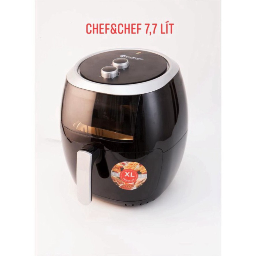 NỒI CHIÊN KHÔNG DẦU CHEF&amp;CHEF 7.7 LÍT CÔNG NGHỆ INVENTER SIÊU TIẾT KIỆM ĐIỆN