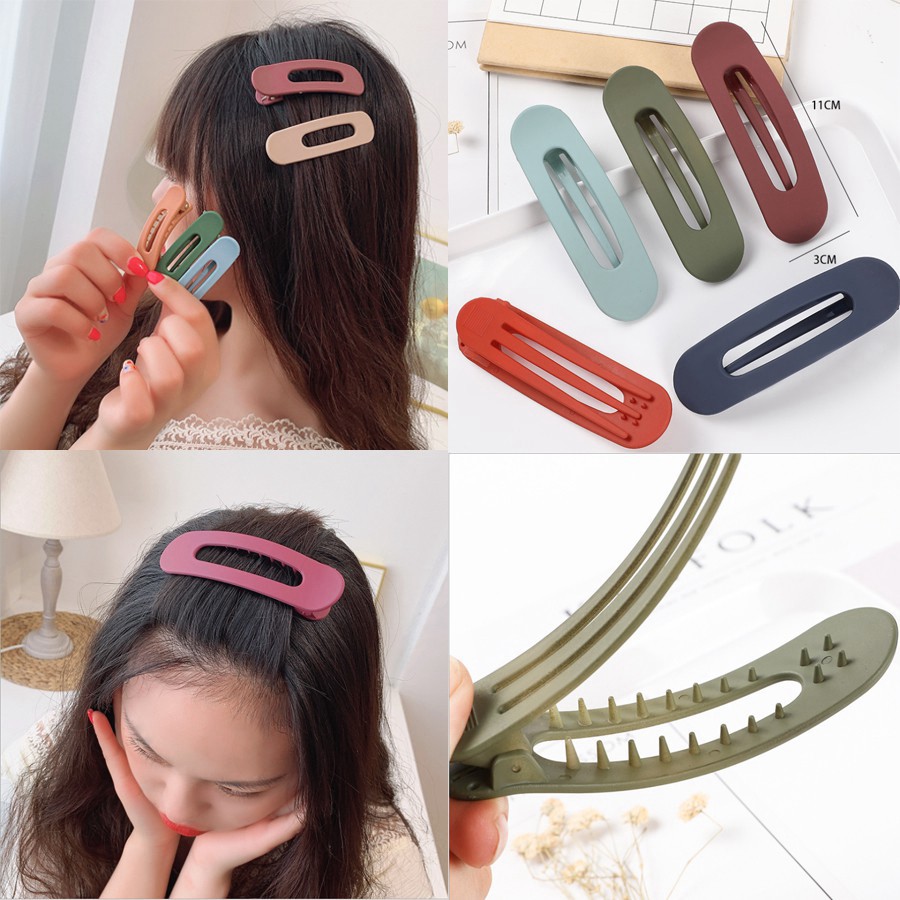 [Mã FAMARAL2 giảm 10K đơn 50K]Kẹp tóc nữ tiểu thư xinh xắn nhiều màu kiểu dáng hàn quốc rất xinh xắn