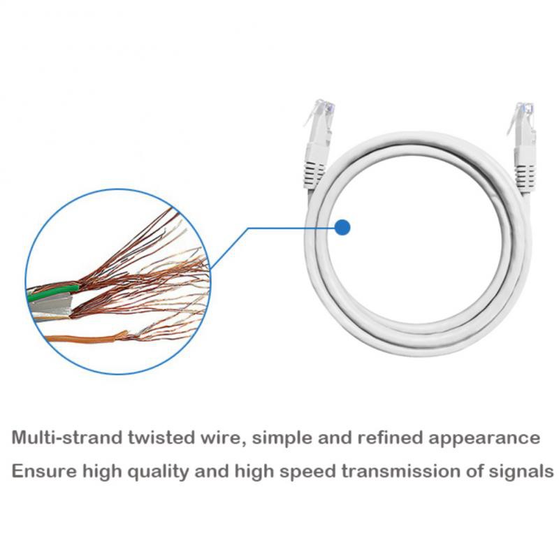 Dây cáp mạng bấm sẵn 2 đầu CAT 5E 3m-10m-15m Mos Shop