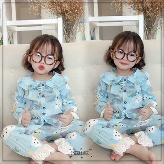 PIJAMA CHO BÉ GÁI REN ĐIỆU ĐÀ