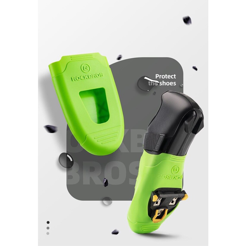 Vỏ Bọc Giày Đi Xe Đạp ROCKBROS Bằng Silicon Mềm Chống Sốc/Thấm Nước