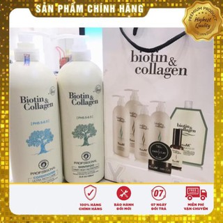 ⚡FREE SHIP⚡ 🌻Mã MINHSAN02 giảm 20k đơn 500k🌻CẶP DẦU GỘI DẦU XẢ BIOTIN COLLGEN 1000ML -  GIẢM RỤNG TÓC