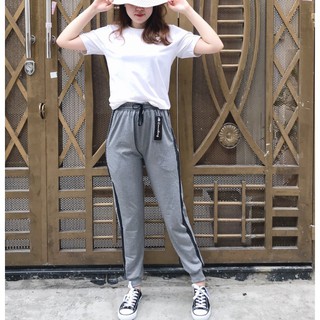 Quần jogger phối lưới nữ, tôn dáng cực đẹp.
