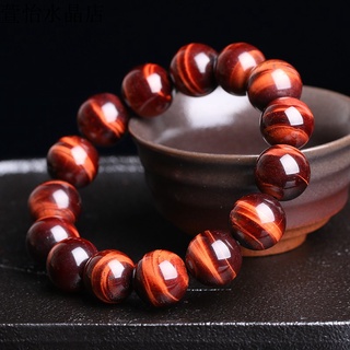 Vòng phong thủy đỏ nâu mệnh hỏa - thổ size 8mm