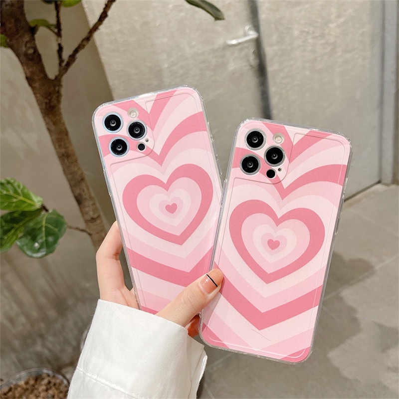 ốp iphone Hình Trái Tim Lớn Màu Đỏ tương thích Iphone 6s 6splus 7 7plus 8 8plus X XS 11 12 Pro Max Plus promax-277