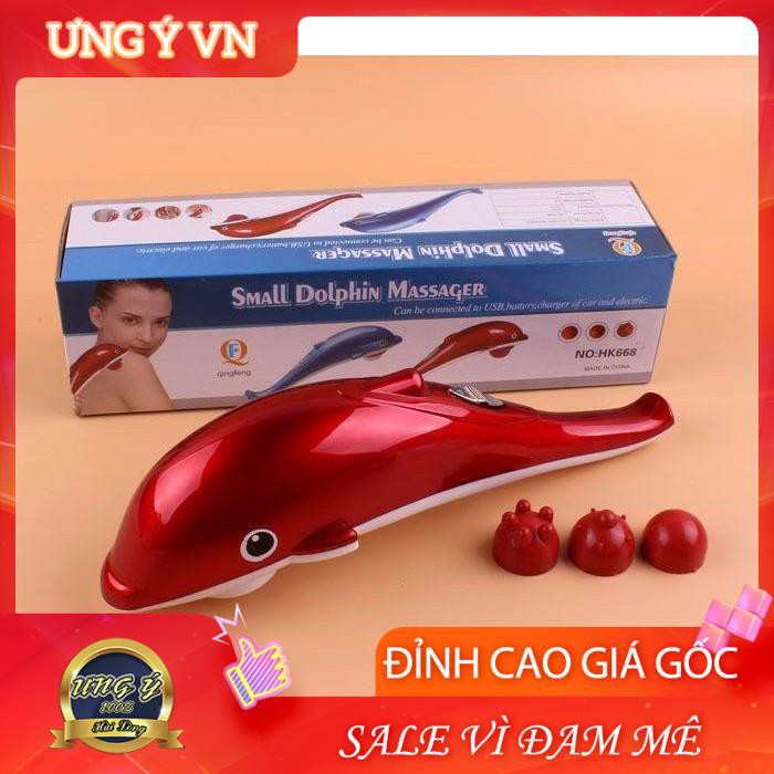 Máy Đấm Lưng Massager Cầm Tay Cá Heo - Chính hãng  Dolphin