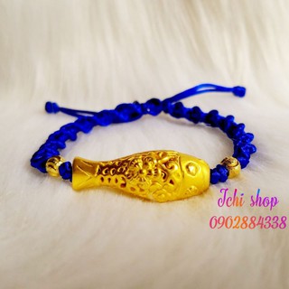 Vòng tay charm cá chép bạc