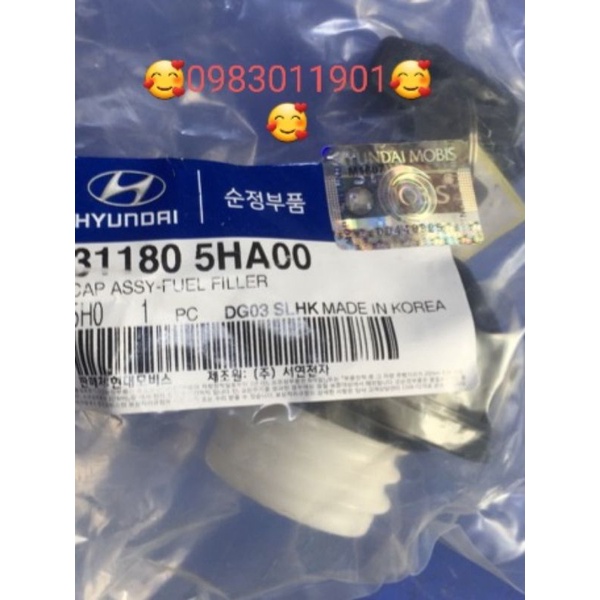 Nắp bình dầu Huyndai hàn quốc xoáy ren