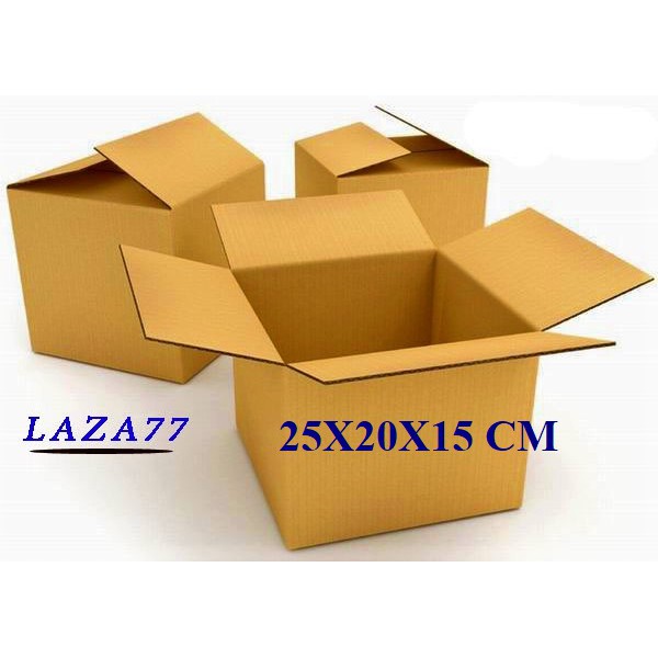 Thùng Carton Size 25x20x15 Bộ 20 Hộp Carton