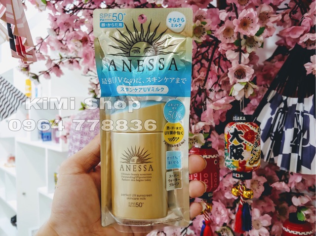 [Mã SKAMA8 giảm 8% đơn 300K] Kem chống nắng Anessa Shiseido Perfect UV Sunscreen Skincare Milk | BigBuy360 - bigbuy360.vn