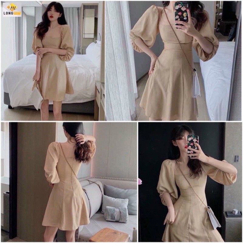 [Rẻ vô địch] Đầm đẹp - Đầm tay phồng