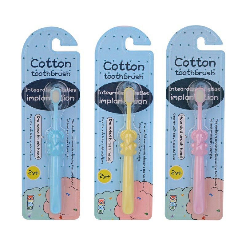 Bàn chải đánh răng Cotton Mini Soft siêu mềm cho bé