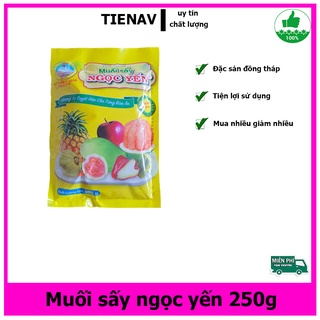 Muối sấy ngọc yến gói 250g chấm hoa quả trái cây gia vị bếp đặc sản đồng tháp