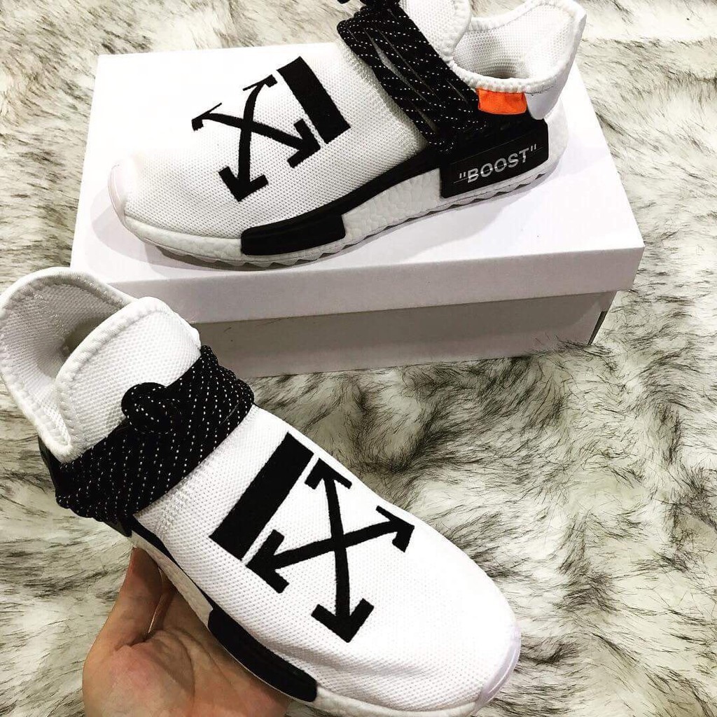 giày adidas human x offwhite trắng