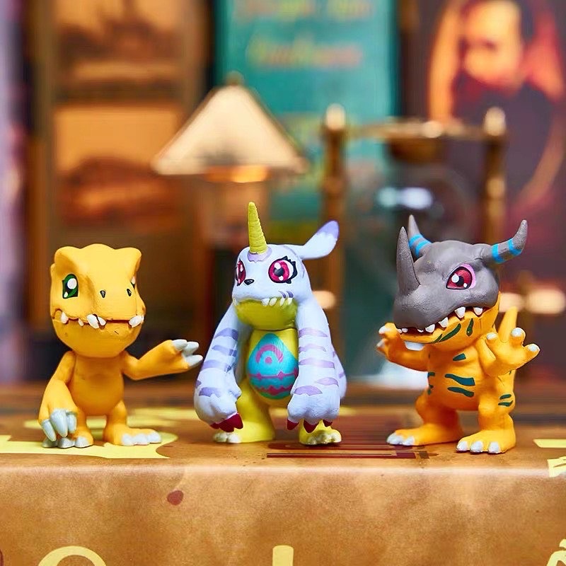 Mô hình búp bê trang trí Digimon đồ chơi Gacha